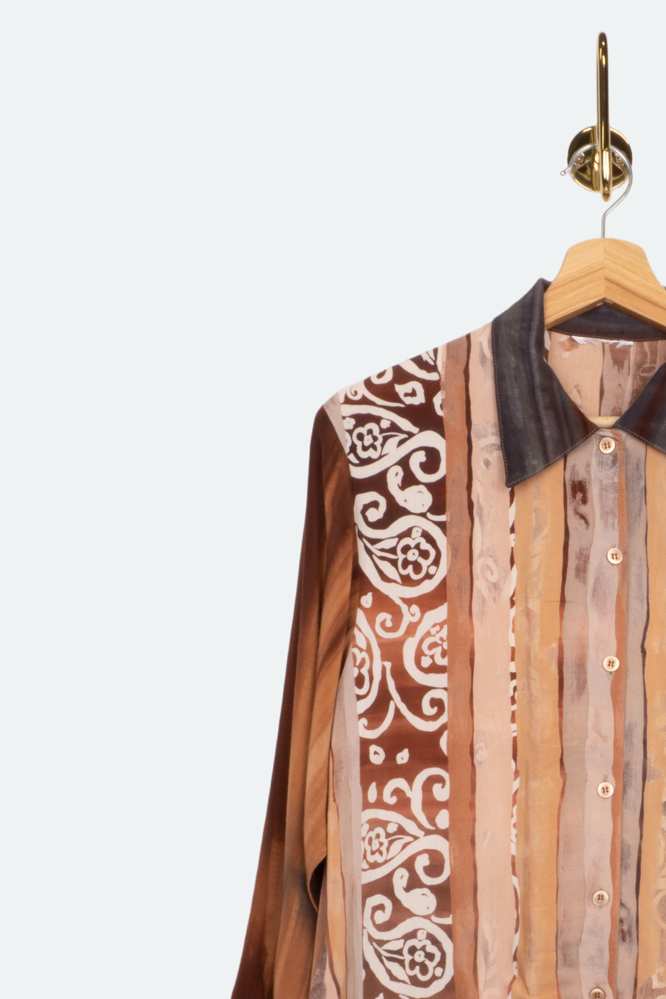 FLO BROWN BLOUSE - 38
