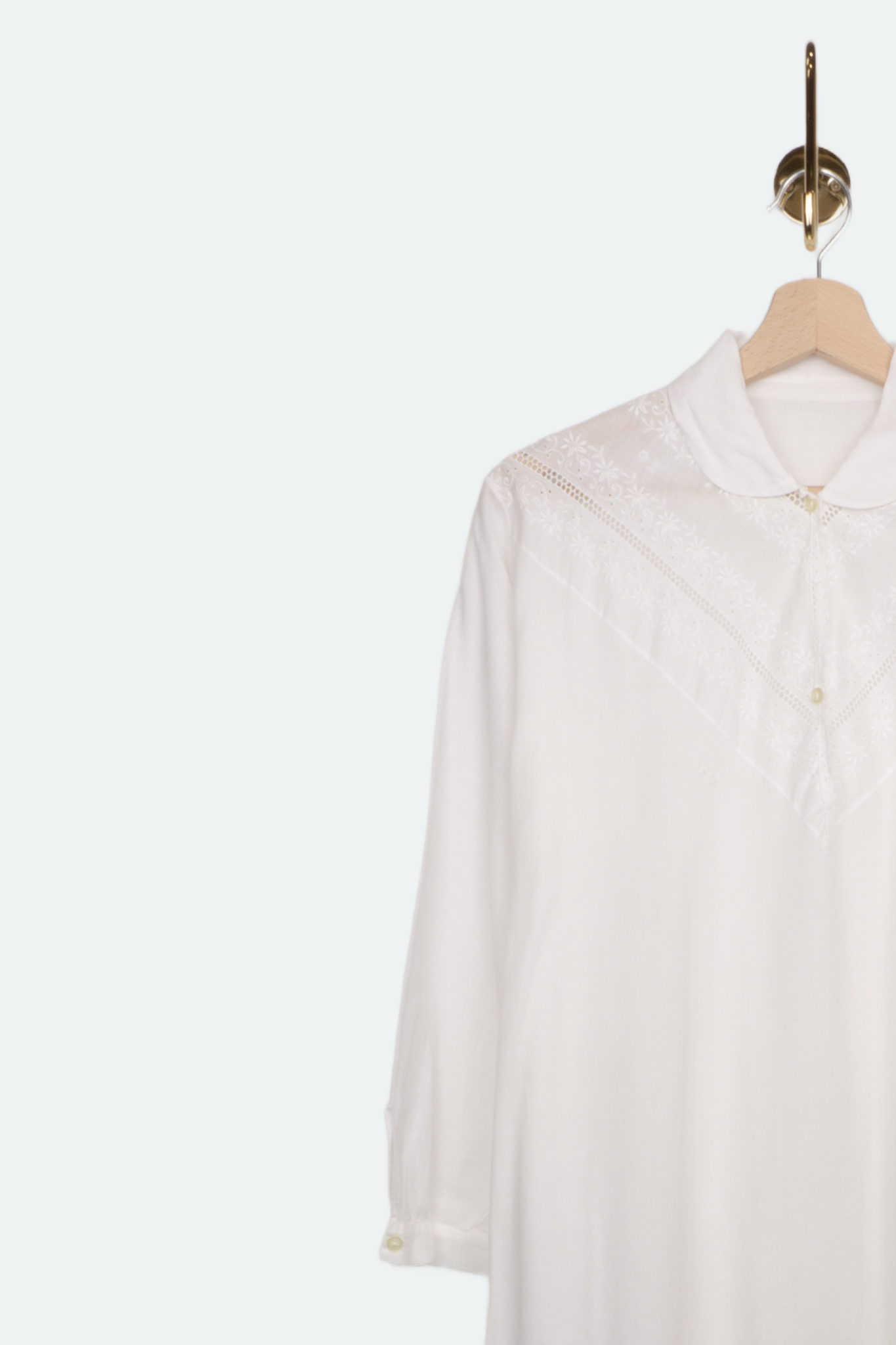 MEA WHITE BLOUSE DRESS - 36