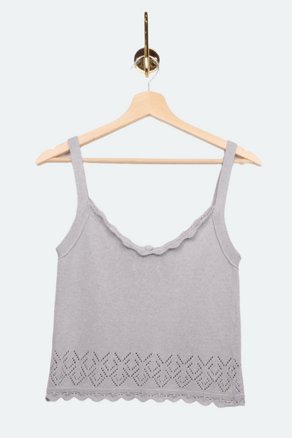 YOU KNITTED STRAP TOP - 34