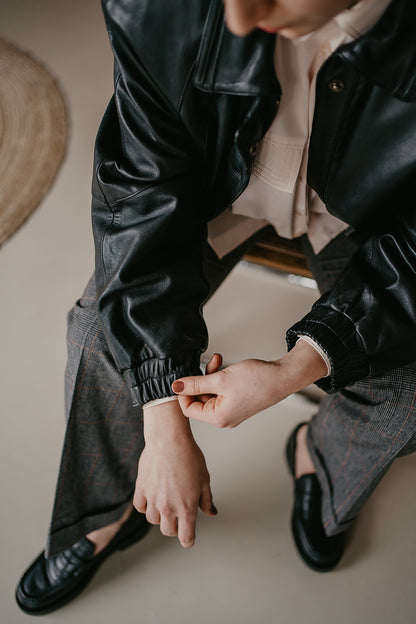 JURA LEATHER JACKET - 38